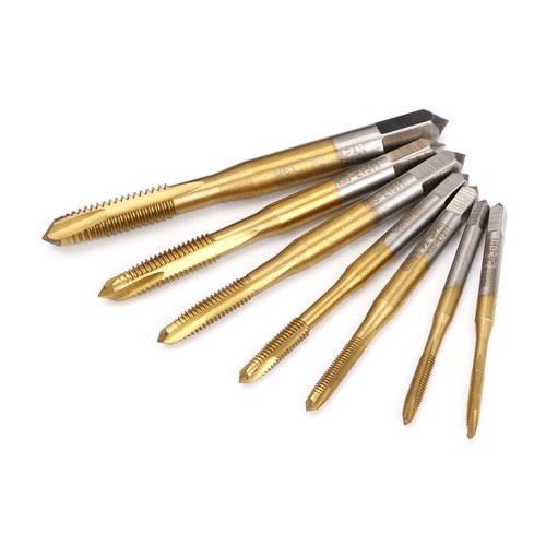 M2/M2.5/M3/M3.5/M4/M5/M6 HSS Metric Straight Flute Thread Screw Tap Plug Tap - Picture 4 of 16