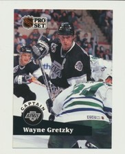 1991-92 Pro Set #574 Wayne Gretzky Los Angeles Kings PEO