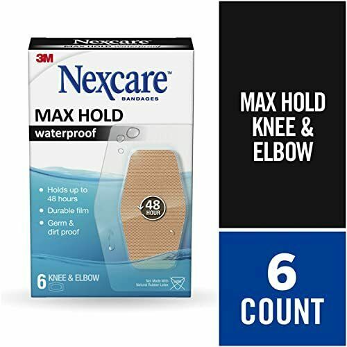 6 BOXEN Nexcare Max Hold wasserdichte Bandage klar Knie Ellenbogen 36 GESAMT LATEXFREI - Bild 2 von 2