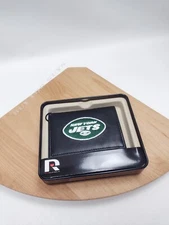 New York Jets NFL Embroidered Leather Billfold Wallet