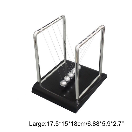 Newton's Cradle Balance Pendulum Physics Learning Desk Toy SwingingKinetic Balls - Picture 10 of 12