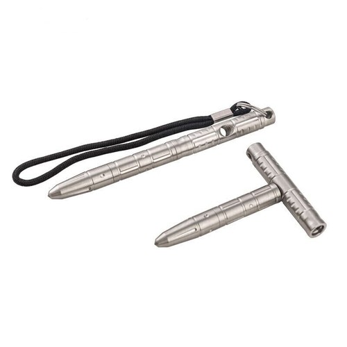 EDC Stainless Steel Pocket Ball Pen Ballpoint Pen Office Signature Outdoor Tool - Bild 4 von 20