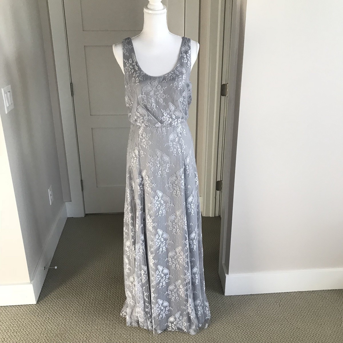 donna morgan lace dress Collared Lace Dress