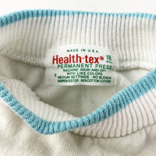60s Health-tex USA 18 Month Baby Boy Short Sleeve Shirt Top Truck Vintage - Picture 5 of 5