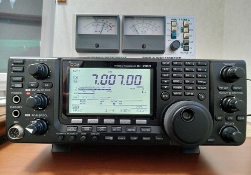 ICOM IC-7410M HF 100W Transceiver Ham Radio Tested Working - Picture 2 of 7
