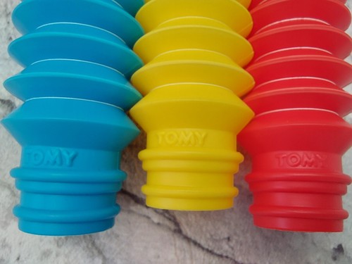 100x TOMY Popoids. Building, Sensory, Stress Fidget Toy Tubes. New - Picture 2 of 5