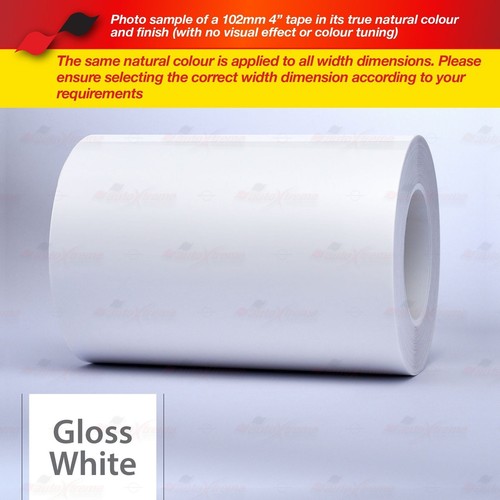 1/2" 12mm Vinyl Pinstriping PinStripe Styling Double Line Sticker GLOSS WHITE - Picture 3 of 12