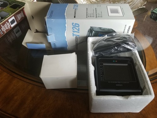 CITIZEN LCD-TV NTSC COIOR SYSTEM  Portable TV complete - Picture 2 of 7