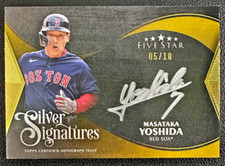 MASATAKA YOSHIDA 2024 Topps Five Star Silver Signatures Gold Autograph 05/10