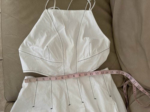 By Anthropologie Strappy Square-Neck Apron Midi Dress. Size 8. MSRP $178 - Picture 16 of 19