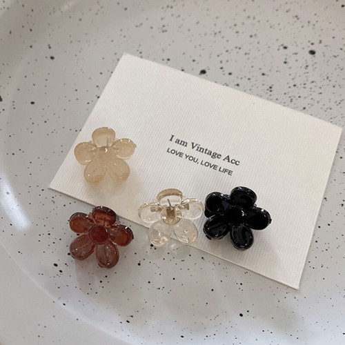 2 pezzi forcine per capelli coreane dolci mini fiori ragazze artiglio per capelli barrette fermagli per granchio per capelli - Foto 7 di 40