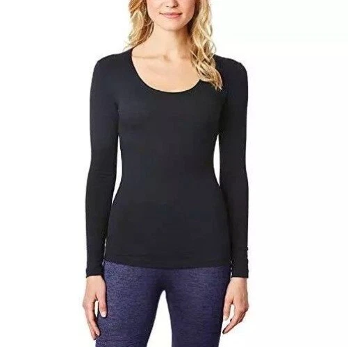 32 Degrees Heat 2 Pack Women XL Lightweight Long Sleeve Base Layer Shirt Top