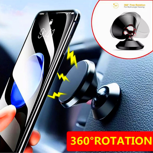Soporte Sostenedor Magnetico De Telefono Celular Para Carro Auto Coche Universal - Picture 1 of 23