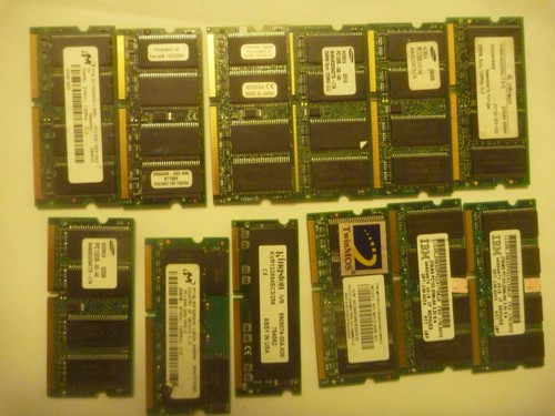 2 x 256MB = 512MB PC133 133Mhz 144-pin laptop memory SDRAM laptop RAM SODIMM - Picture 2 of 2