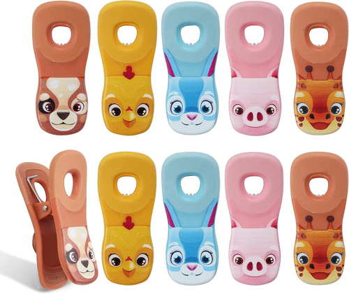 COOK WITH COLOR Cute Magnetic Bag Clips 10 Pcs - Picture 7 of 11