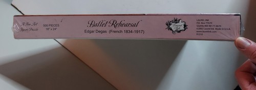 Edgar Degas Ballett Probe Puzzle 500 Stck. Kunst 18×24 Zoll 2002 Lorbeer Tinte versiegelt - Bild 7 von 8