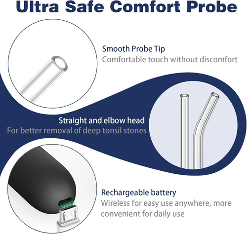 Electronic Vacuum Tonsil Stone Remover - Tonsil Stone Removal Kit - Free Instant - Picture 6 of 12