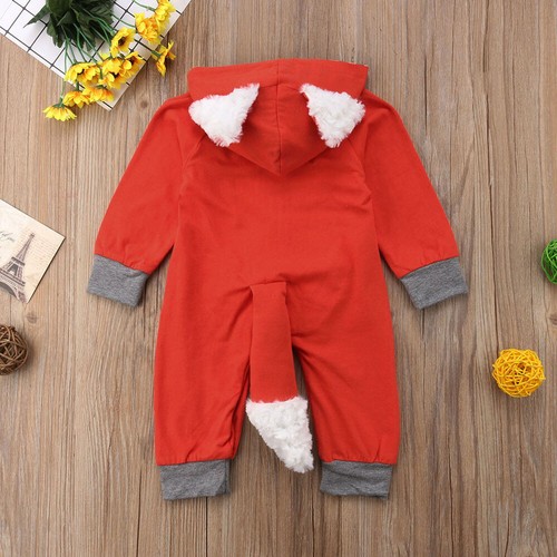 Infant Boy Baby Girl One Piece Winter Animal Cute Romper Newborn Pajamas Clothes - Bild 5 von 8