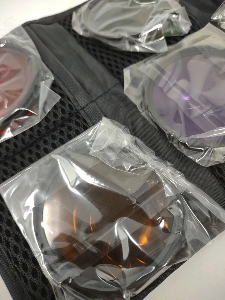 Neewer Lens Filters Set of 4 in Case with Cleaning Cloth Purple Amber Red Green - Image 3 of 4