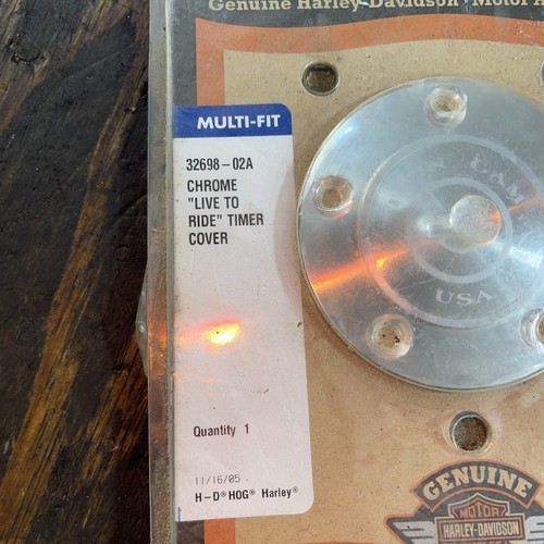 Harley Davidson Sportster Flames Timer Cover Set 32689-99 Oem 384 - Picture 12 of 12