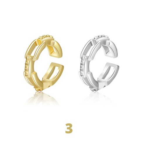 13 Style Unisex Fake Helix Cartilage Conch ClipOn Non-Piercing Ear Cuff - Picture 10 of 20