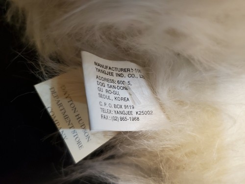 1987 Dayton Hudson Dept. Store Mrs. SantaBear - Store Tags Still Attached - Picture 9 of 12