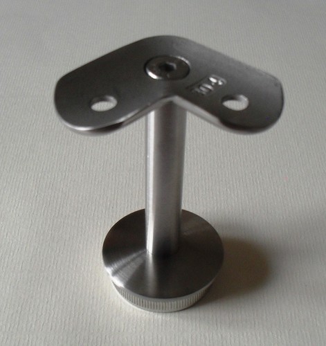 Edelstahl Handlaufstütze V2A Halter Handlaufträger Pfosten Geländer Konsole VA - Bild 11 von 21