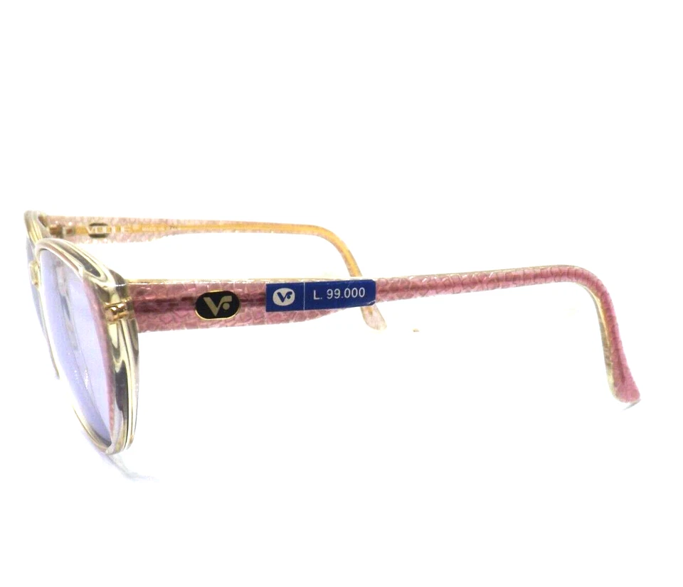 Women's Sunglasses Made in Italy Vogue Purple Vintage 80s New Plastic - Image 2 of 4