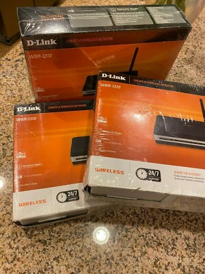 D-Link WBR-1310 54 Mbps 4-Port 10/100 Wireless G Router New FACTORY SEALED 