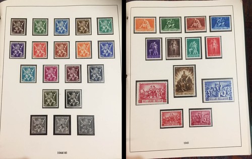 LINDNER BELGIUM ALBUM - 1944-64 , ALL MINT & MINT NH SUBSTANTIAL COLLECTION - Picture 2 of 12