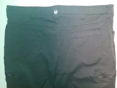 Wrangler Outdoors Pant Mens 40x30 Black Performance Cargo Nylon Stretch Hiking - Bild 12 von 14