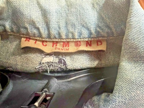 RICHMOND DENIM JEANS JACKE "IN RICH WE TRUST" AUS ITALIEN - IT 40 - US 8 - Bild 6 von 7