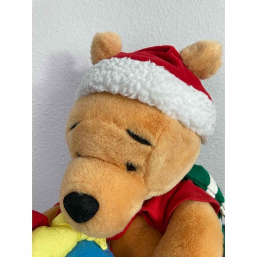 Disney Winnie the Pooh Plush 19" Christmas Holiday Edition Stuffed Animal Toy - Picture 4 of 10
