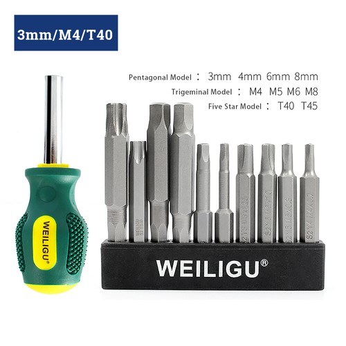 Magnetisches Fünfsterne/Fünfkant-Bits Magnetschlüssel-Bohrer-Bit-Set Langlebiger - Bild 11 von 24