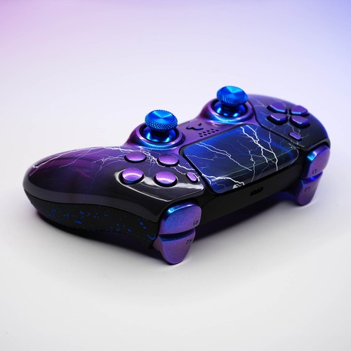 Chromastorm Killscreen Lightning PS5 Controller Modded PlayStation 5 DualSense - Picture 3 of 8