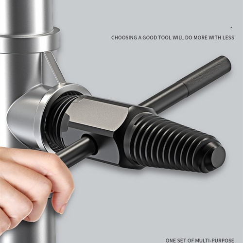 Pipe Screw Extractor Water Pipe Screw Removal Tool Broken Bolt Remover 1/2 3/4In - Picture 17 of 19