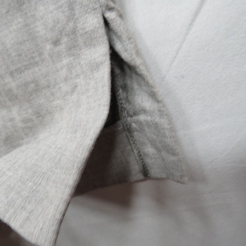 GUNEX Made In italy Wool Blend Grey Side Zipper /Slit Leg Women's Ankle Pants 4 - Picture 8 of 16