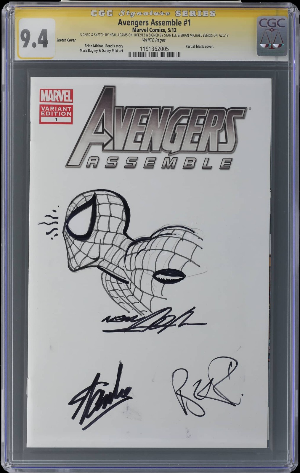 2013 Iron Man 3 sketch Stan Lee signed
