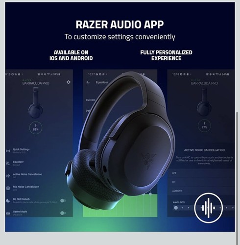 Razer Barracuda X Wireless Multi-Plattform Gaming & Mobile Headset - Schwarz NEU! - Bild 10 von 10