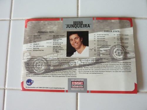 BRUNO JUNQUIERA TARGET DRIVER INFO CARD - Picture 2 of 2