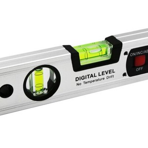 400mm LCD Digital Display Non-magnetic Spirit Level Ruler for Woodworking Tools