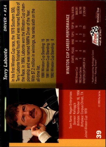 1993 Finish Line Racing cards -You Pick- Complete your Set! Nascar - Picture 79 of 151