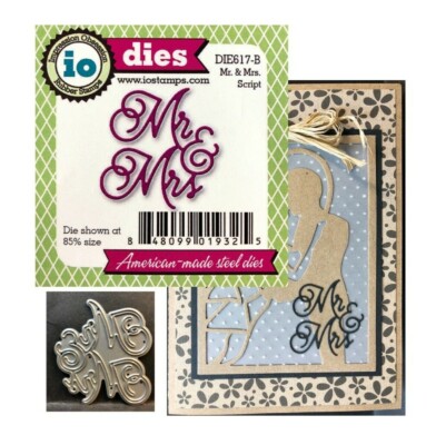 Mr Mrs Words Metal Cutting Dies Wedding Stencil Scrapbooking Embossing Die Cuts
