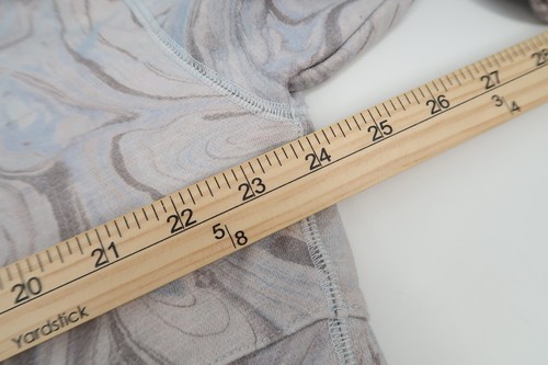 JJ Joe’s Jeans Mens Marble Dye French Terry Hoodie Gray Blue Size Large - Picture 7 of 9