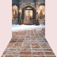 10'x20' Computer-Painted Christmas Season Scenic Photo Backdrop Background SD032