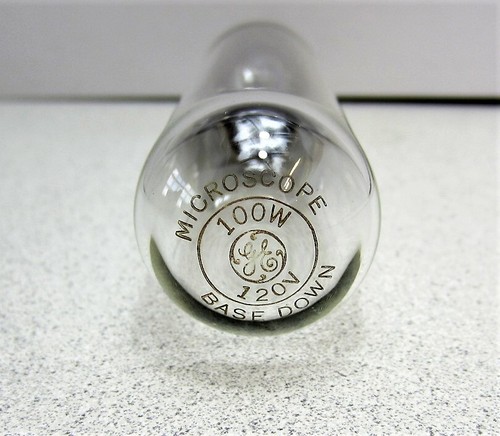 GE 100W 120V Microscope Bulb Base Down Standard Threads New - Picture 4 of 4