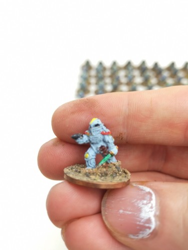 Imperial Troopers Black Guard Officer Bolter 15mm Metal Painted X80 Laserburn - Picture 20 of 24