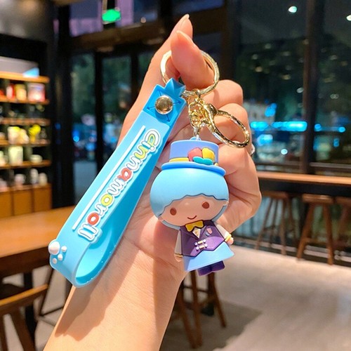 Anime Kuromi Keychain Cute Cartoon Key 3D Doll Toys Bag Pendant Game Gift - Picture 43 of 258