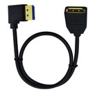 DisplayPort 1.4 Right Angled Male to Female Extension Cable HDR 8K@60Hz 0.6m
