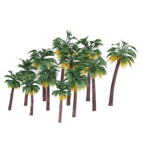 Mini Trees For Crafts 12 X Model Tree Coconut Palm Trees Scenery Miniature. - Picture 6 of 8